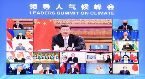 习近平出席领导人气候峰会并发表重要讲话 强调要坚持绿色发展，坚持多边主义，坚持共同但有区别的责任原则，共同构建人与自然生命共同体