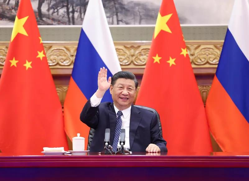 习近平同俄罗斯总统普京共同见证中俄核能合作项目开工仪式
