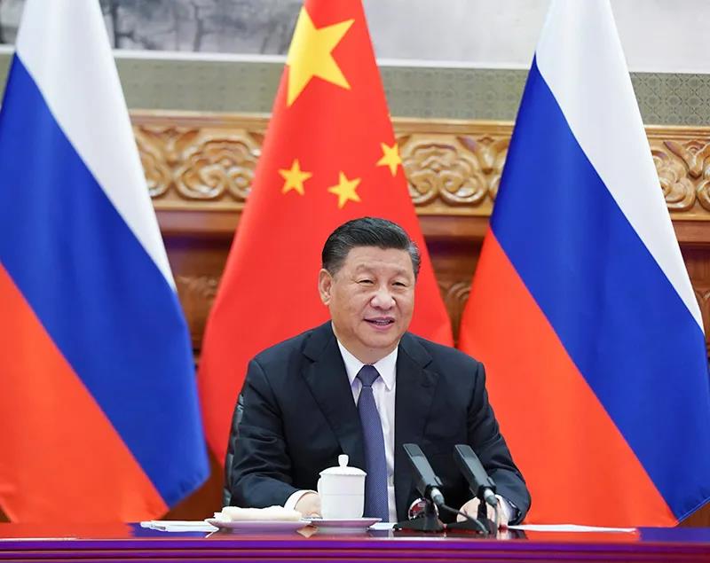 习近平同俄罗斯总统普京举行视频会晤 两国元首宣布《中俄睦邻友好合作条约》延期