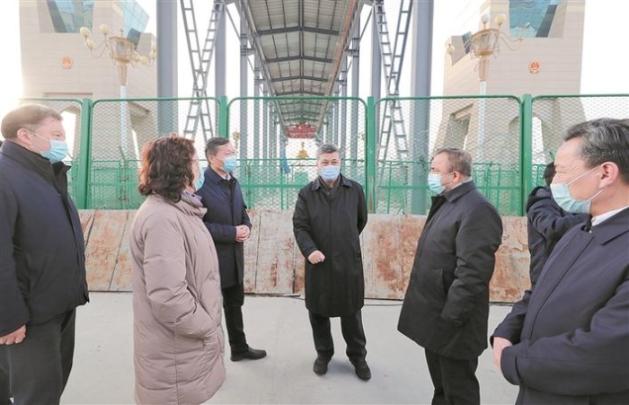 马兴瑞在阿克苏地区伊犁哈萨克自治州调研时强调 立足特色优势以高水平开放推动高质量发展 艾尔肯·吐尼亚孜一同调研