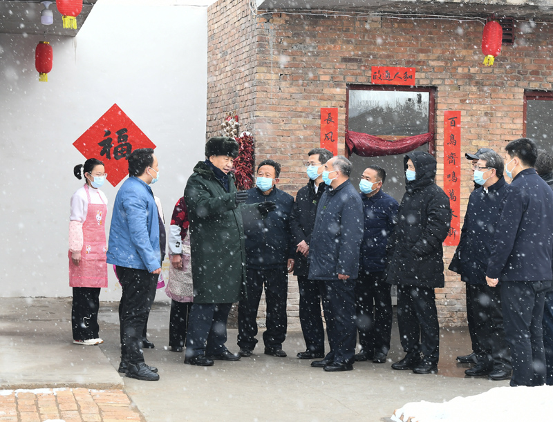 习近平春节前夕赴山西看望慰问基层干部群众 向全国各族人民致以美好的新春祝福
