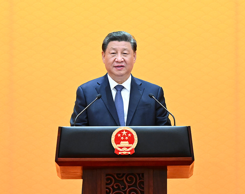 习近平和彭丽媛设宴欢迎出席北京2022年冬奥会开幕式的国际贵宾