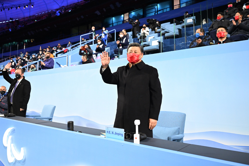 北京2022年冬残奥会隆重开幕 习近平出席开幕式并宣布北京冬残奥会开幕