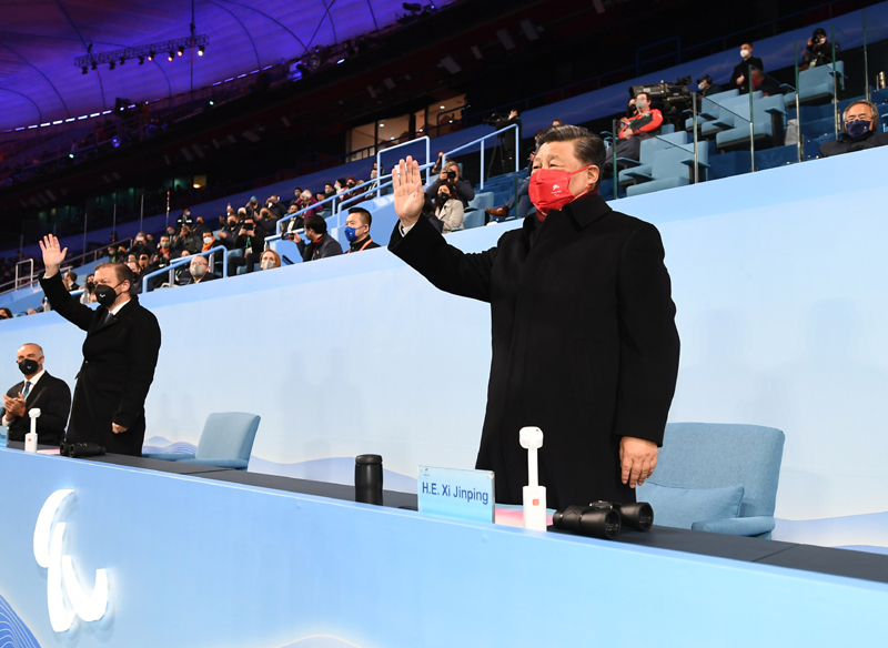 北京2022年冬残奥会圆满闭幕 习近平出席闭幕式