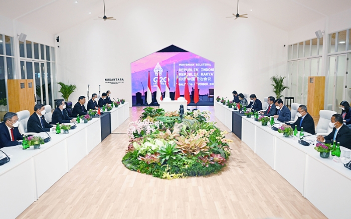 习近平同印尼总统佐科举行会谈