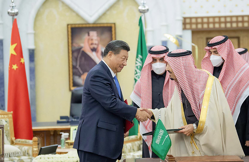 习近平会见沙特国王萨勒曼