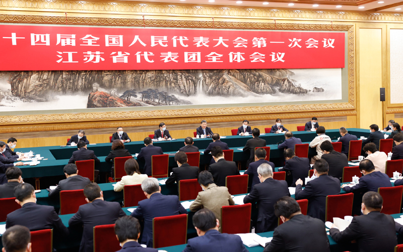 习近平在参加江苏代表团审议时强调：牢牢把握高质量发展这个首要任务