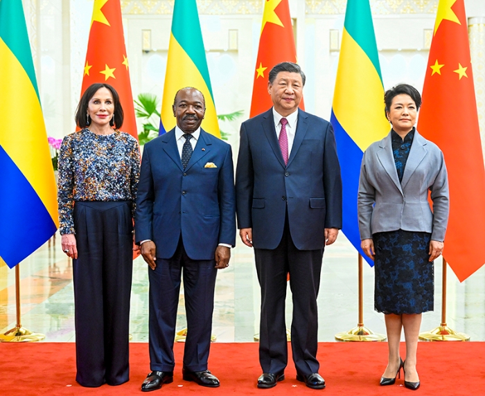 习近平同加蓬总统邦戈举行会谈