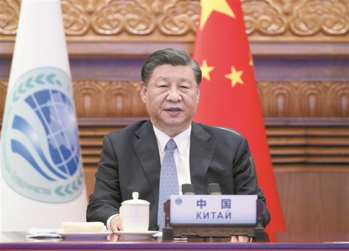 习近平出席上海合作组织成员国元首理事会第二十三次会议并发表重要讲话