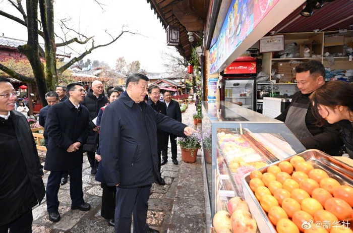 习近平在云南丽江市考察调研