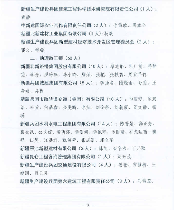 关于2025年度第十一师政工系统中初级职称评审拟通过人员的公示